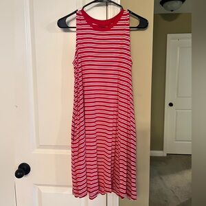 Time AND Tru Sundress. Small. Red & White NWOT.